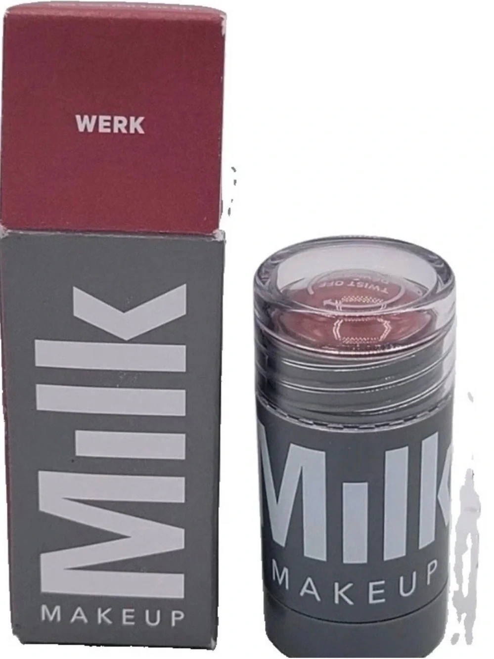 MILK Makeup Lip & Cheek Cream Blush Stick Shade “WERK”0.21oz/6g NIB-Vegan